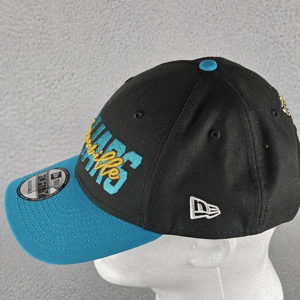 New Era Hat Mens OS Black Jacksonville Jaguars NFL 22 Draft 940 Snapback Cap